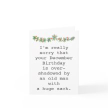 Feliz aniversário de dezembro combinado com o Nata