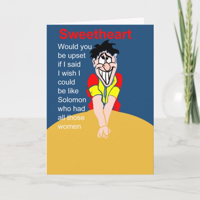 Cartão Feliz aniversário de esposa (Frente)