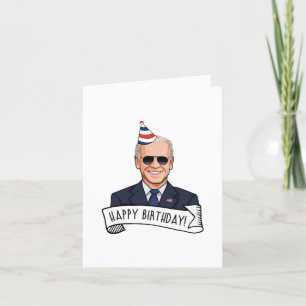 Cartão Feliz aniversário de Joe Biden