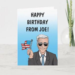 Cartão Feliz Aniversário De Joe Biden Card