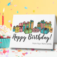 Feliz Aniversário Diversão Colorida Moderna