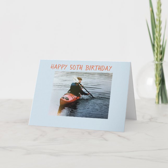 CARTÃO FELIZ ANIVERSÁRIO DO "50º" E APROVEITE O SEU DIA (Frente)