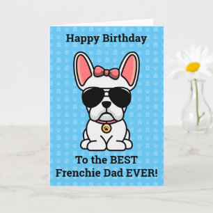 Cartão Feliz Aniversário do Cachorro Branco