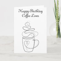 Feliz aniversário do café