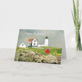 Cartão Feliz Aniversário do Farol de Núcleo Cênico