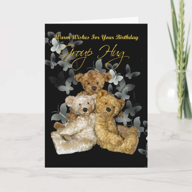 Cartão Feliz Aniversário do Grupo (Frente)