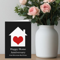 Feliz Aniversário do Lar Imóvel Casa Coração