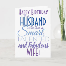 Cartão Feliz Aniversário do Marido Engraçado