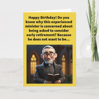 Cartão Feliz Aniversário do Pastor