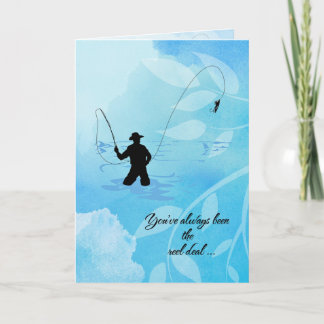 Cartão Feliz Aniversário do "Pescador Voador"