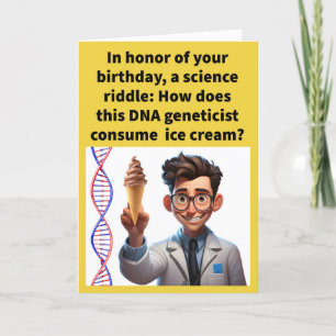 Cartão Feliz Aniversário do Pun Helix