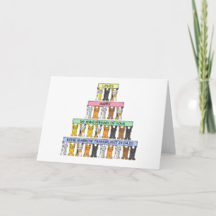 Cartão Feliz aniversário do Transplante de Medula Óssea L