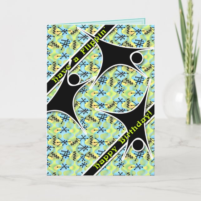 Cartão Feliz Aniversário do Voo (Cartão) (Frente)