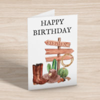 Feliz aniversário do Western Cowboy Boots