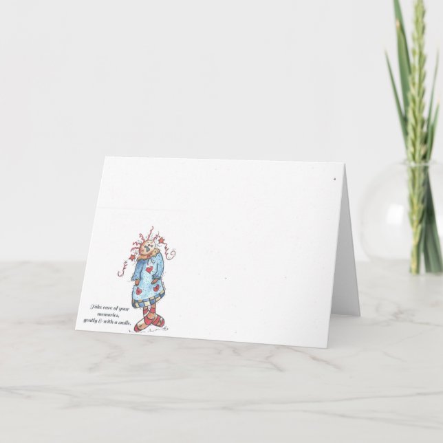 Cartão Feliz Aniversário - Doce Memórias! (Frente)