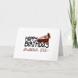 Cartão Feliz Aniversário Docinho Pie