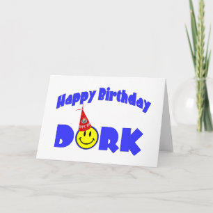 Cartão Feliz Aniversário Dork
