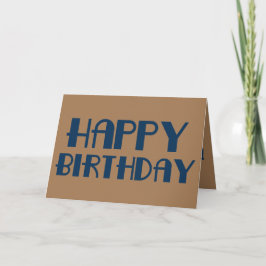 Cartão Feliz Aniversário dos Homens