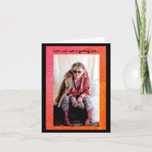 Cartão Feliz aniversário e que sobrevive à garantia