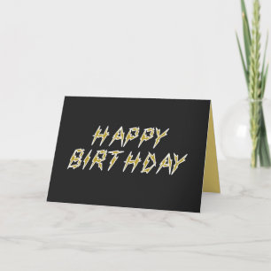 Cartão Feliz Aniversário Elétrico