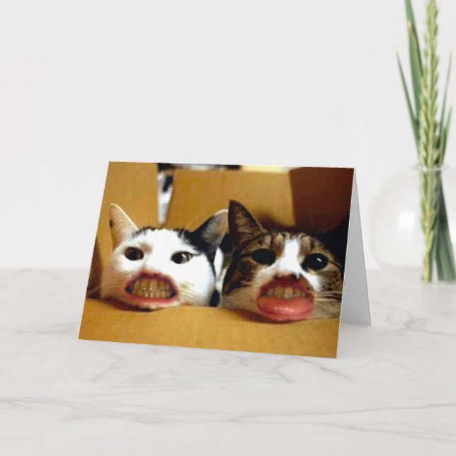 Cartão Feliz Aniversário Engraçado (Frente)