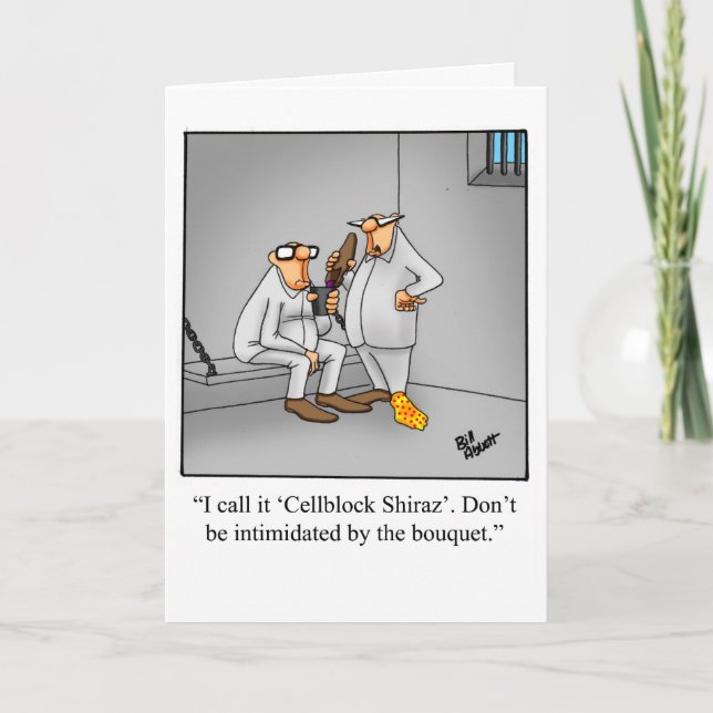 Cartão Feliz Aniversário Engraçado Para Eles (Frente)