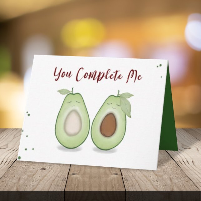 Cartão Feliz Aniversário Engraçado Simples Avocados (Criador carregado)