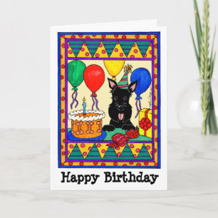 Cartão Feliz Aniversário Escoto