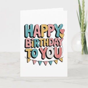 Cartão Feliz Aniversário Espumante