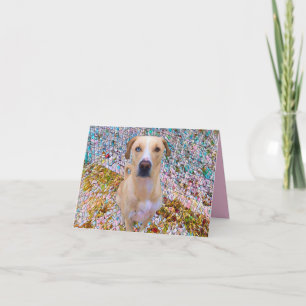 Cartão Feliz Aniversário! Estilo Mosaico - Cachorro de Ol