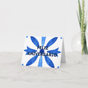 Cartão Feliz Aniversário, feliz aniversário português