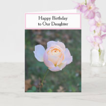 Feliz Aniversário Filha Pastel Rosa Rosas