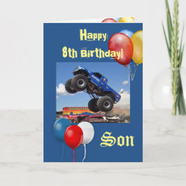 Cartão Feliz Aniversário Filho 4X4 Caminhão Abençoa Fé