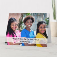 Feliz Aniversário Foto Namorada Buddy Grande Perso