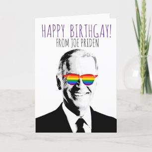 Cartão Feliz aniversário gay do Joe Priden