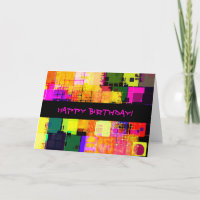 Feliz Aniversário Geométrico ao Quadrado