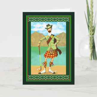 Cartão Feliz Aniversário Golf