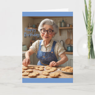 Cartão Feliz Aniversário Gramma