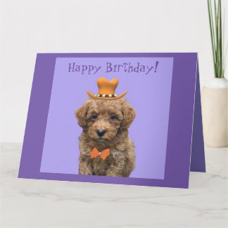 Cartão "Feliz Aniversário" grande Personalizar Cachorro P