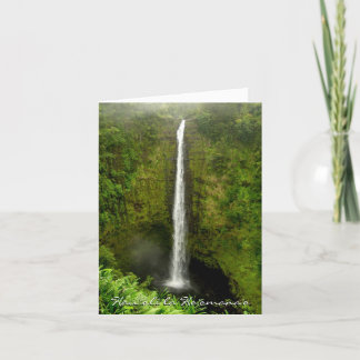 Cartão Feliz Aniversário - Havaí