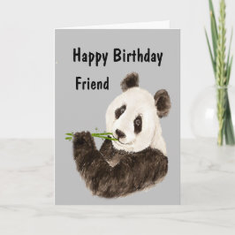Cartão Feliz Aniversário Incrível Amigo Engraçado Urso de