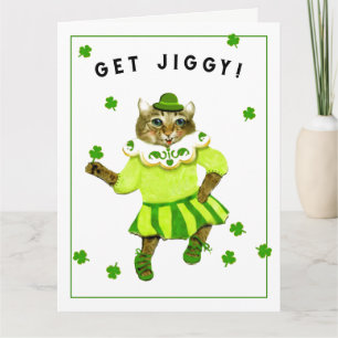 Cartão Feliz aniversário irlandês