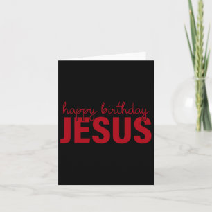 Cartão Feliz aniversário, Jesus!