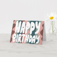 FELIZ ANIVERSÁRIO Letras de Bolha Coloridas no Dia