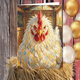 Cartão Feliz Aniversário Mãe Clucker | Piada Engraçada de