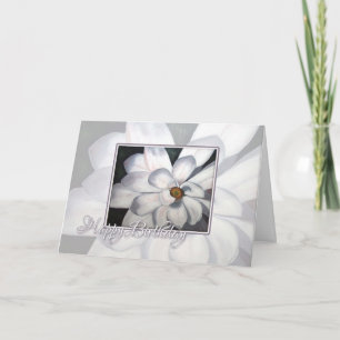 Cartão Feliz Aniversário Magnolia