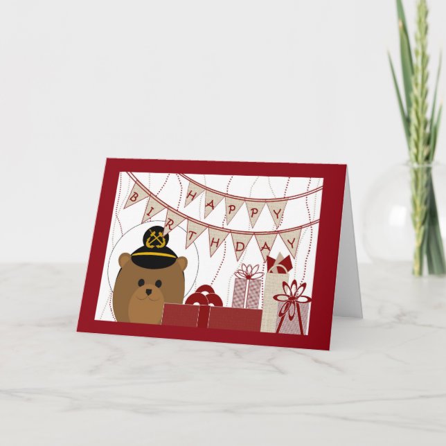 Cartão Feliz aniversário, Marinho! (Frente)