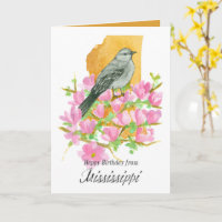 Feliz Aniversário Mississippi Mockingbird Magnolia