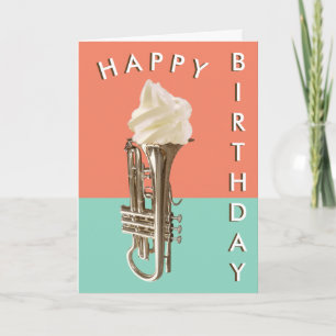 Cartão Feliz Aniversário Música Divertida Humor Sorvete C