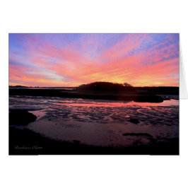 Cartão Feliz Aniversário: Nascer do Sol — Um nascimento d